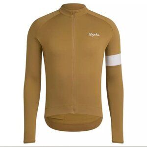 Rapha Core Long-Sleeve Cycling Jersey - Gold - Men's Large